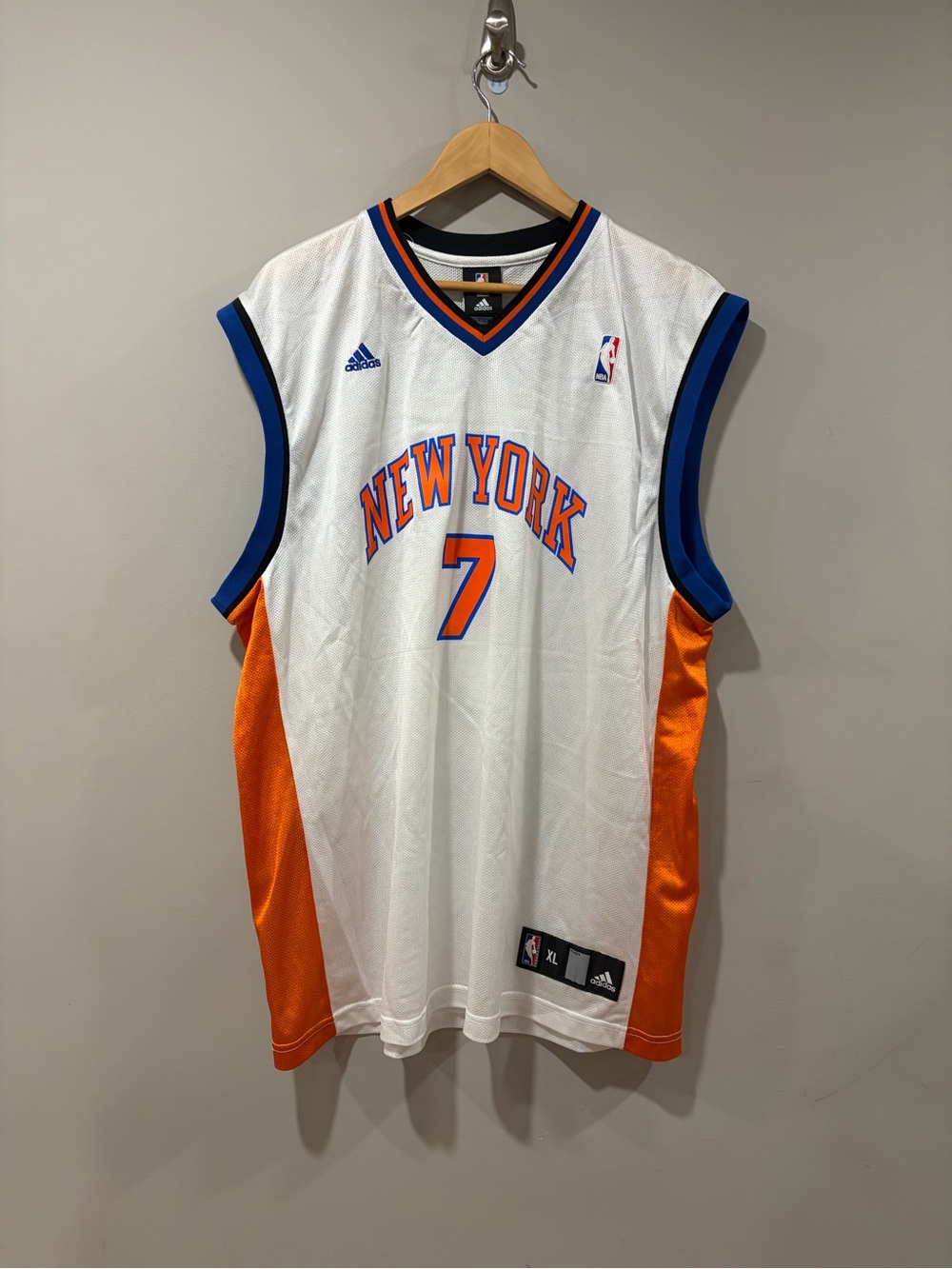 Al Harrington New York Knicks #7 Adidas NBA Basketball Jersey – White – Men’s XL